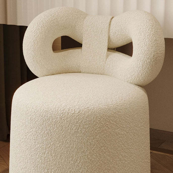 Nordic Lambswool Swivel Butterfly Footstool