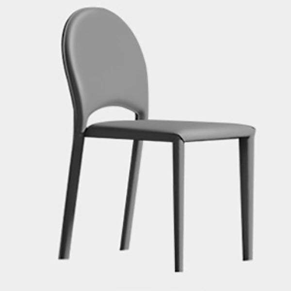 Minimalist saddle gray dining chairs & benches, Lighom