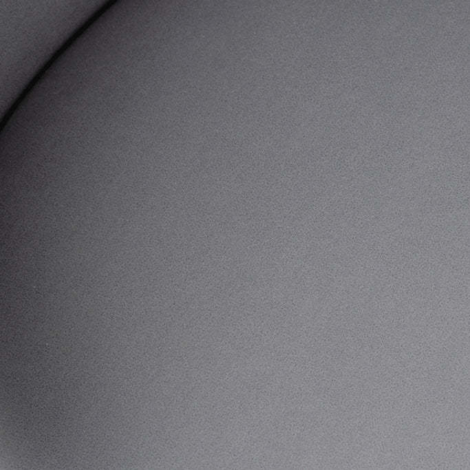Minimalist Round Fabric Steel Bar Stool — Orange + Silver Base