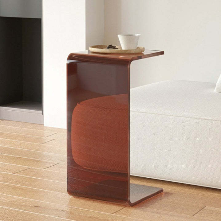 Scandinavian Square Acrylic End Table