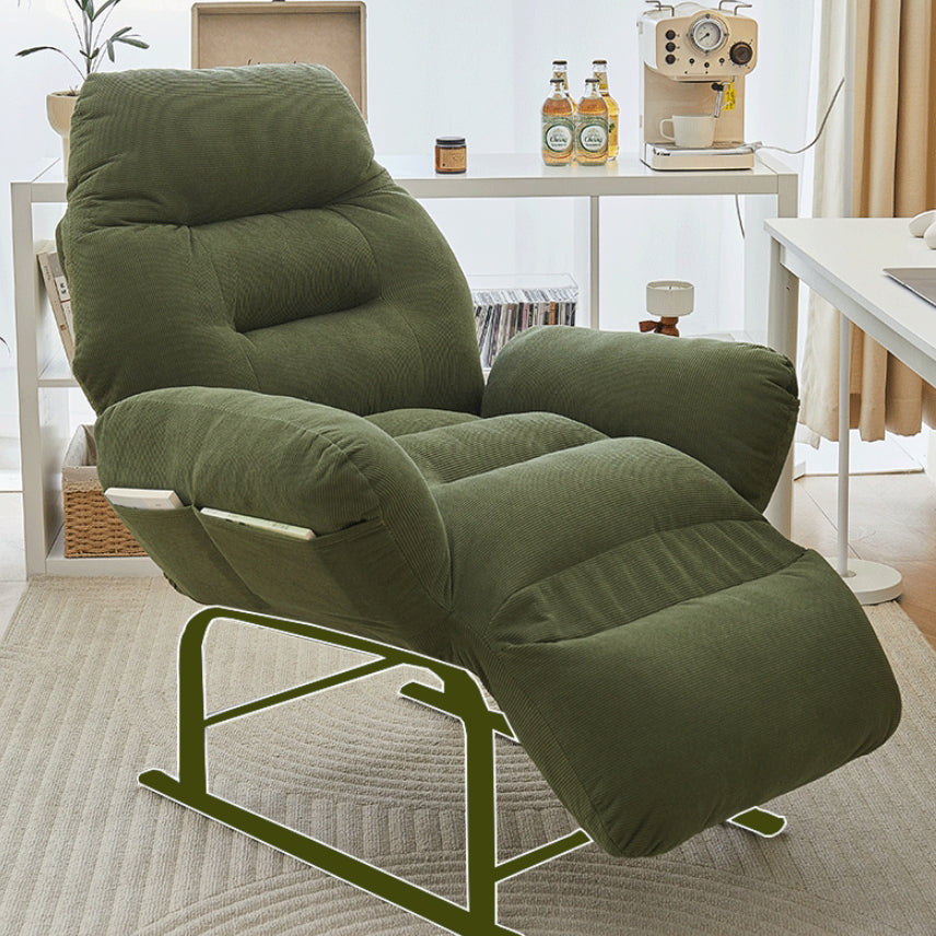 Modern Corduroy Steel Adjustable Recliner
