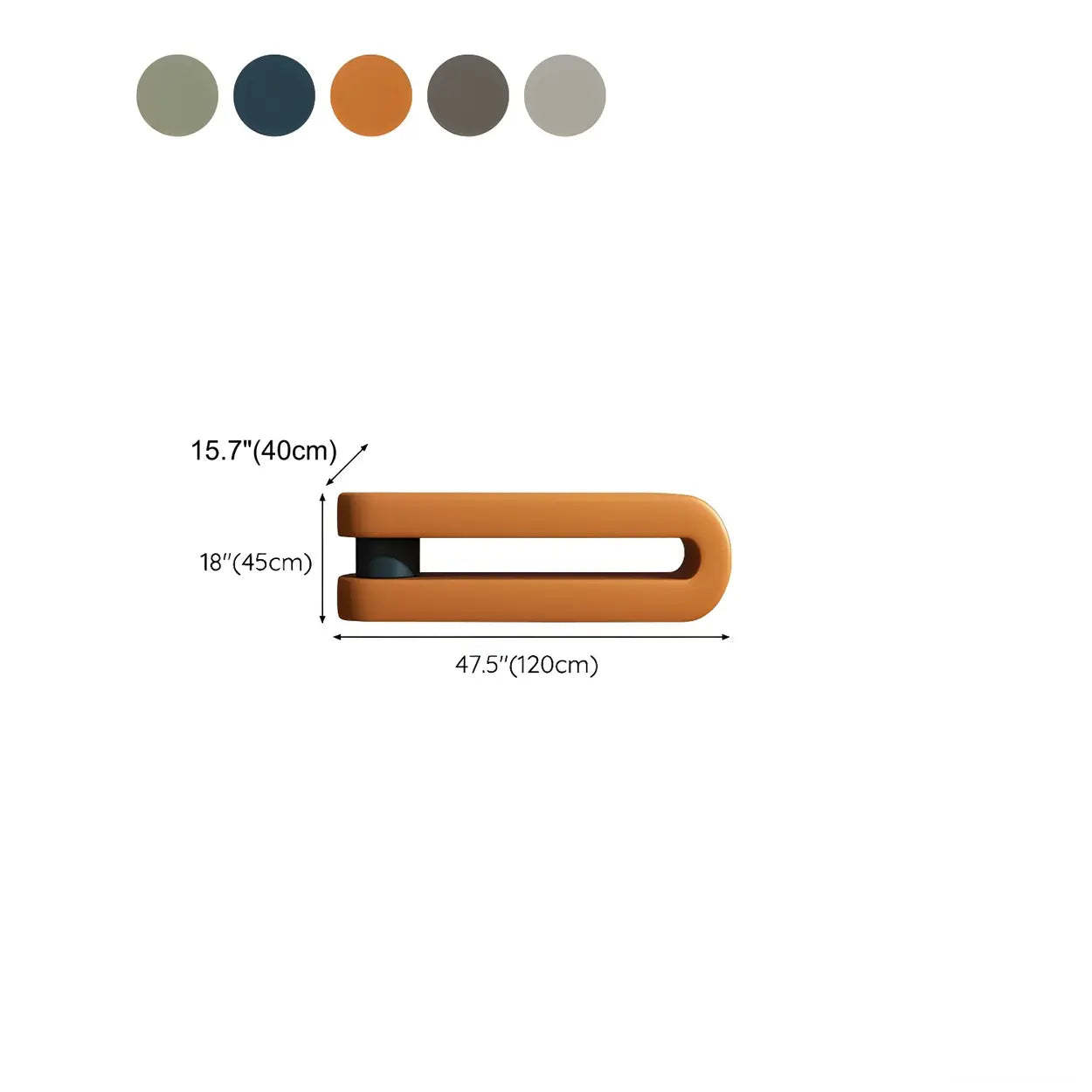Off-White Faux Leather Bedroom Bench — Off-White
