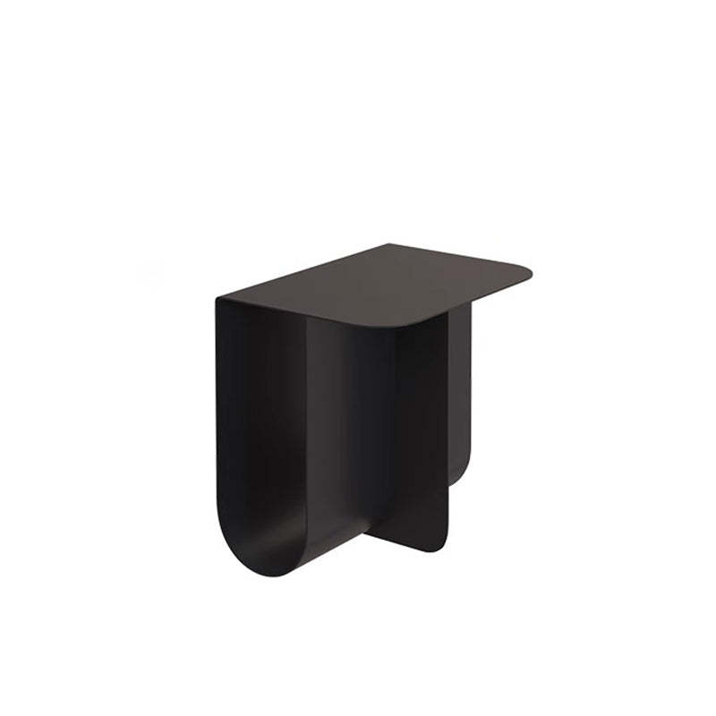 Minimalist Iron T-Shape Rectangular End Table 1-Storage