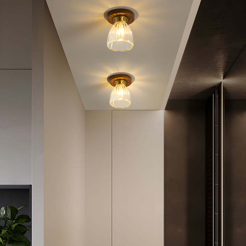 Square Iron Frame American Country Ceiling Light - 01B