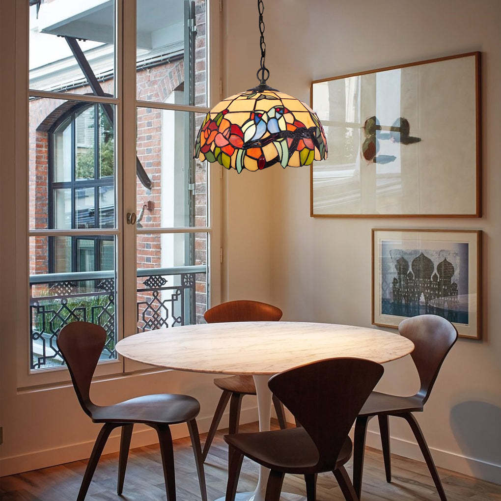 Handmade Baroque Colorful Glass European Chandelier