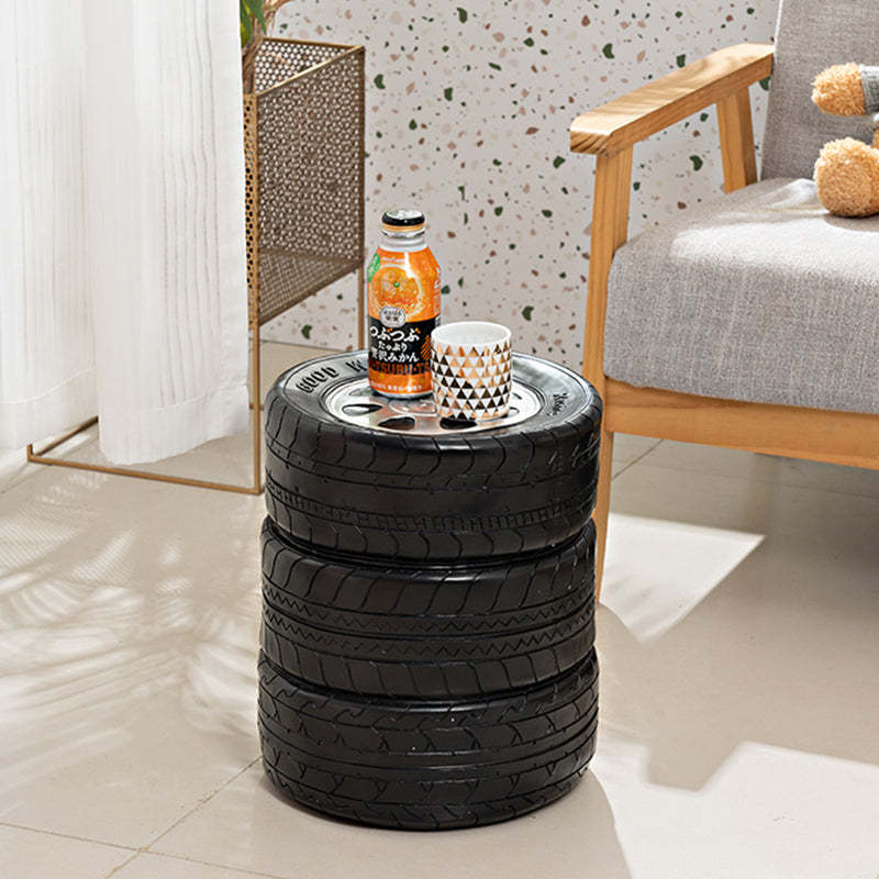 Contemporary Resin Donut Ice Cream Cylindrical Chair