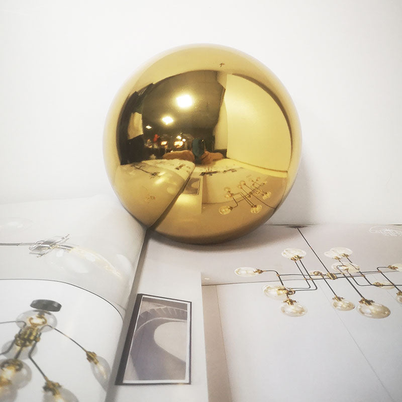Modern Meteorite Semicircle Metal LED Sconce