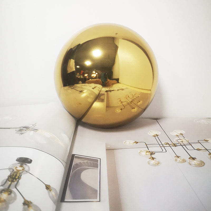 Modern Meteorite Semicircle Metal LED Sconce