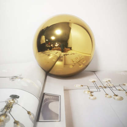 Modern Meteorite Semicircle Metal LED Sconce