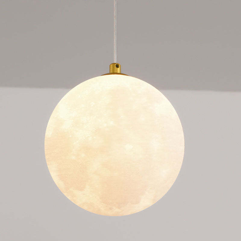 Minimalist Corrugated Aluminum PLA 3D Moon