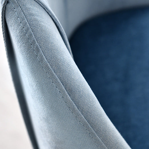 Nordic Curve Fabric Upholstered Dining Chair