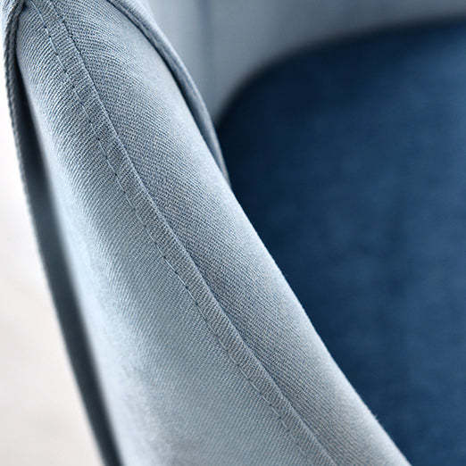 Nordic Curve Fabric Upholstered Dining Chair