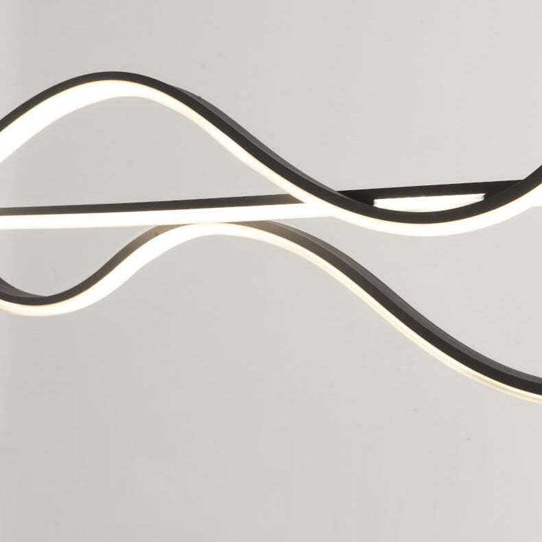Minimalist Lines LED Island Chandelier