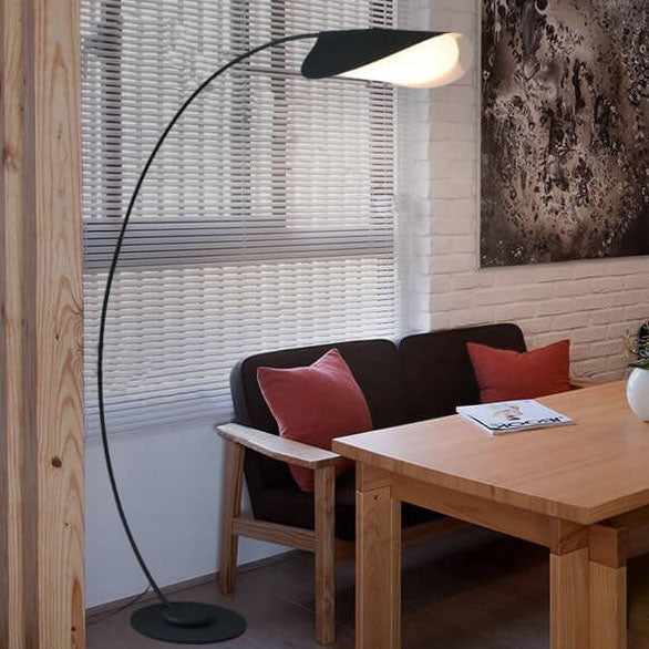 Italian Minimalist Fishing Rod Wicker Iron Floor Lamp