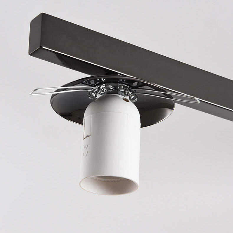 Nordic Glass Iron Ball 3/4/5-Light Semi-Flush Ceiling Light