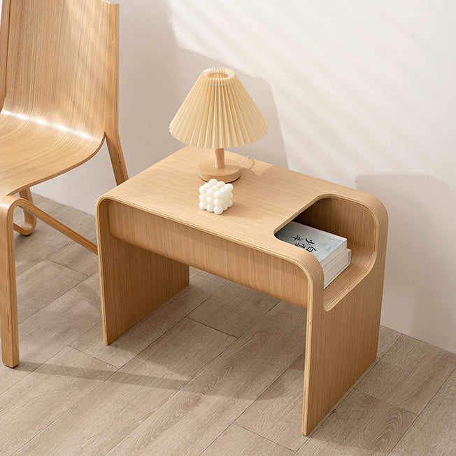 Minimalist Square Wood Coffee Table