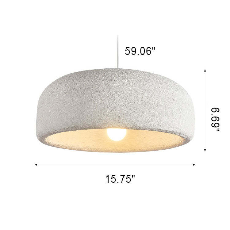 Minimalist Resin Dome Pendant Light