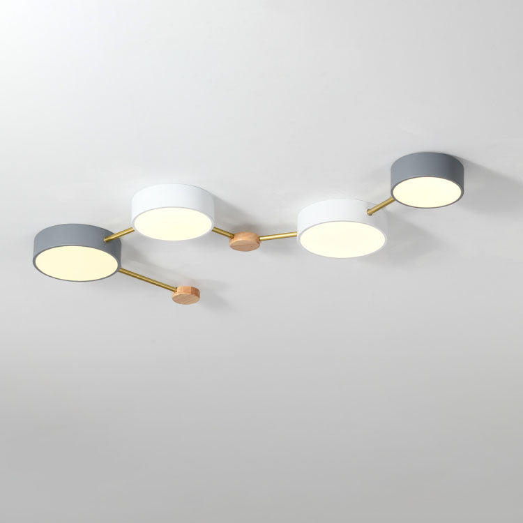 Scandinavian Minimalist Flush Mount Light