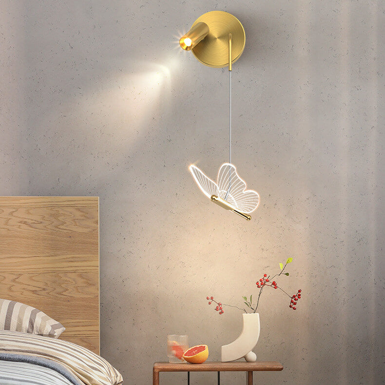 Nordic Butterfly Spotlight LED Wall Sconce