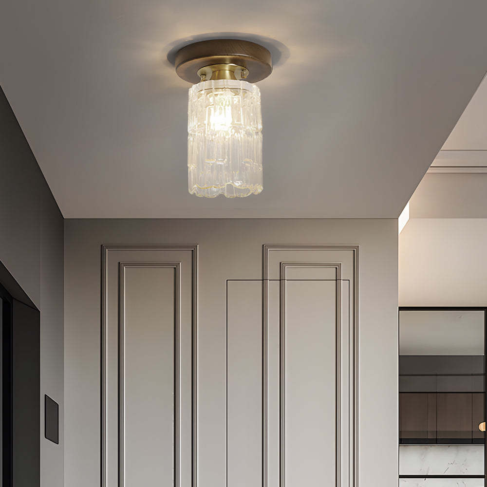 Square Iron Frame American Country Ceiling Light - 01B