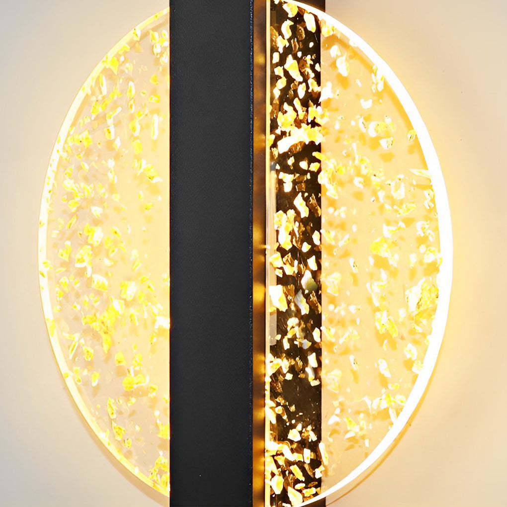 Round Square Semicircle Creative LED Nordic Bedside Wall Lamps Wall Lights-Lighom
