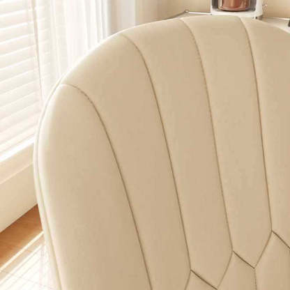 Modern Microfiber Leather Steel Dining Chair