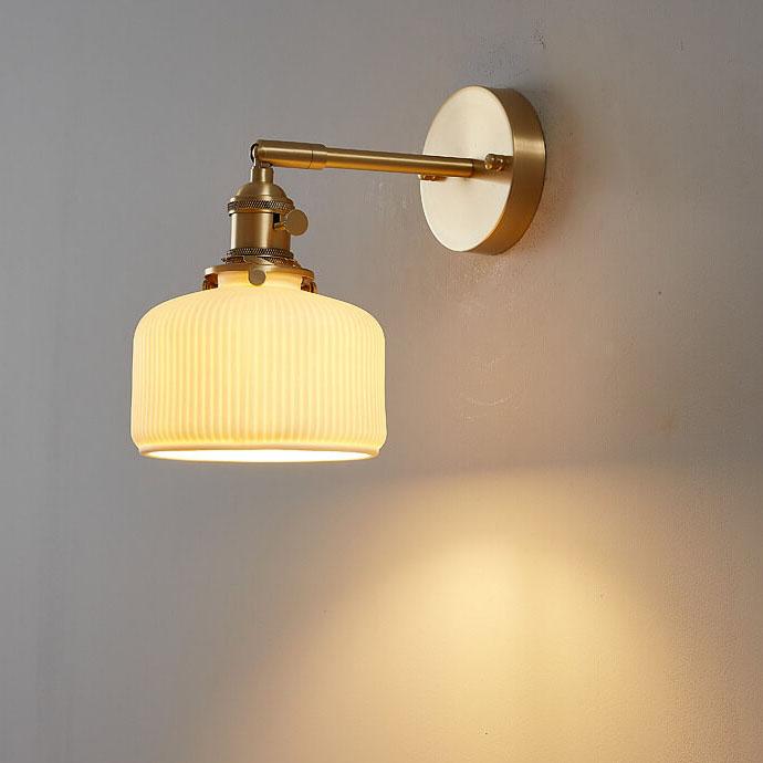 Lighom minimalist decor home ceramic wall sconces — 220V-240V (UK/AU)