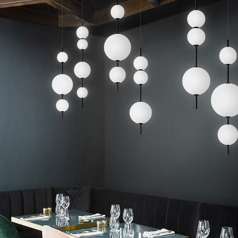 Creative ball white pendant lighting — 220V-240V (UK/AU)