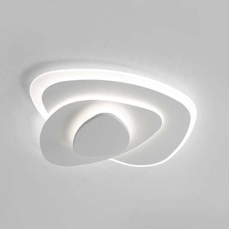 Nordic Geometric Wrought Iron Flush Ceiling Light