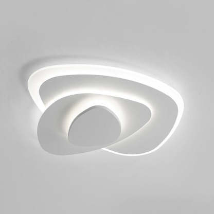 Nordic Geometric Wrought Iron Flush Ceiling Light