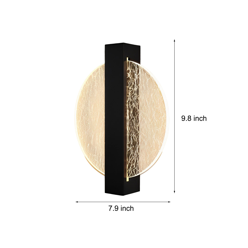 Round Square Semicircle Creative LED Nordic Bedside Wall Lamps Wall Lights-Lighom