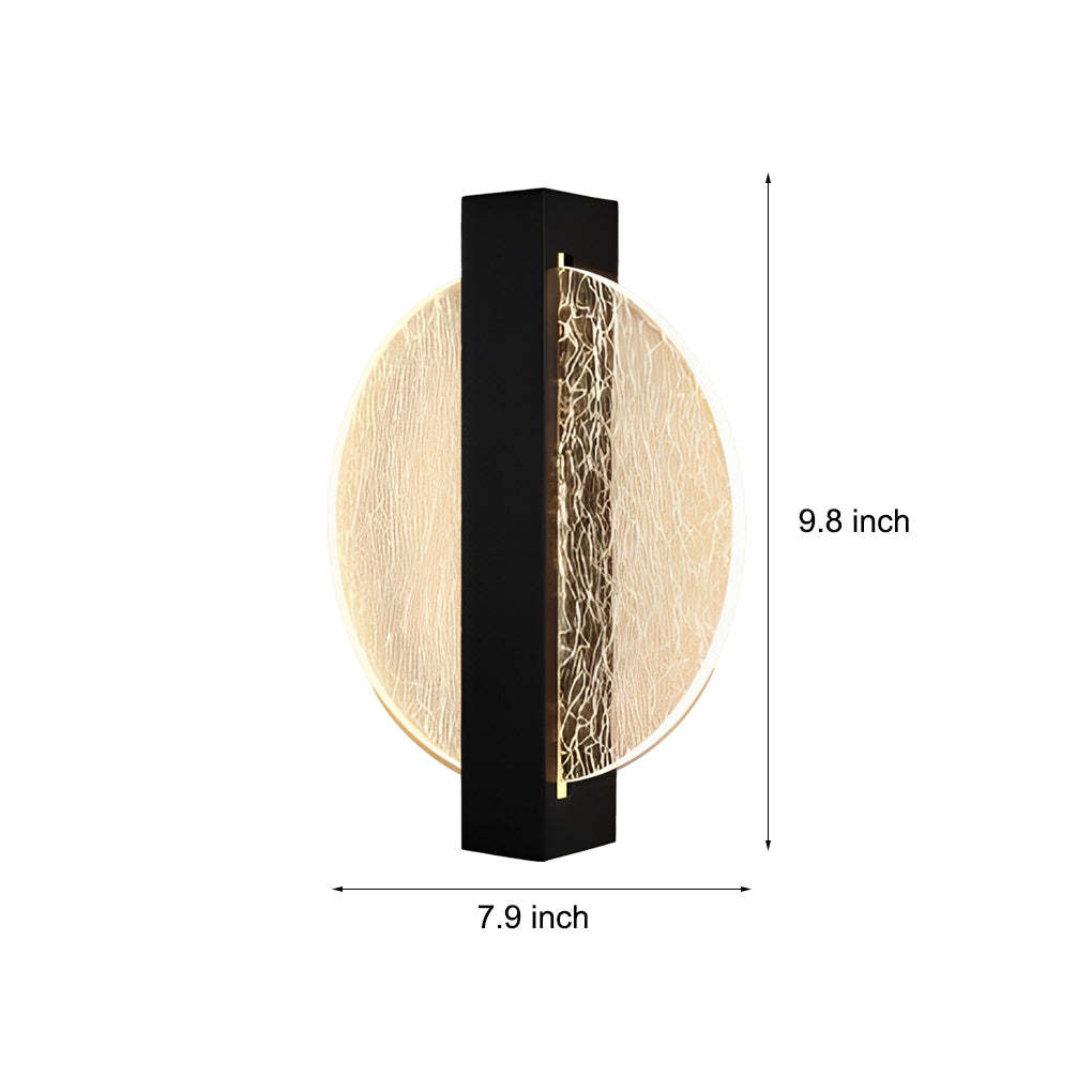 Round Square Semicircle Creative LED Nordic Bedside Wall Lamps Wall Lights-Lighom