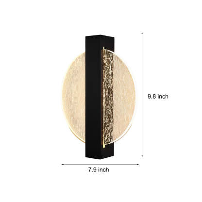 Round Square Semicircle Creative LED Nordic Bedside Wall Lamps Wall Lights-Lighom