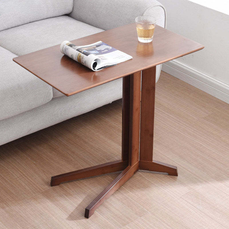 Minimalist Square Wood End Table