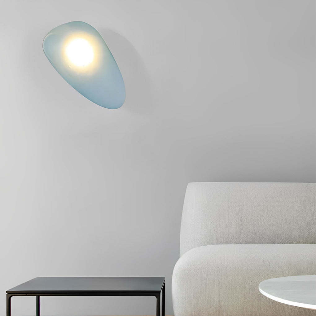 Colorful Glass Pebbles LED Modern Indoor Wall Sconce