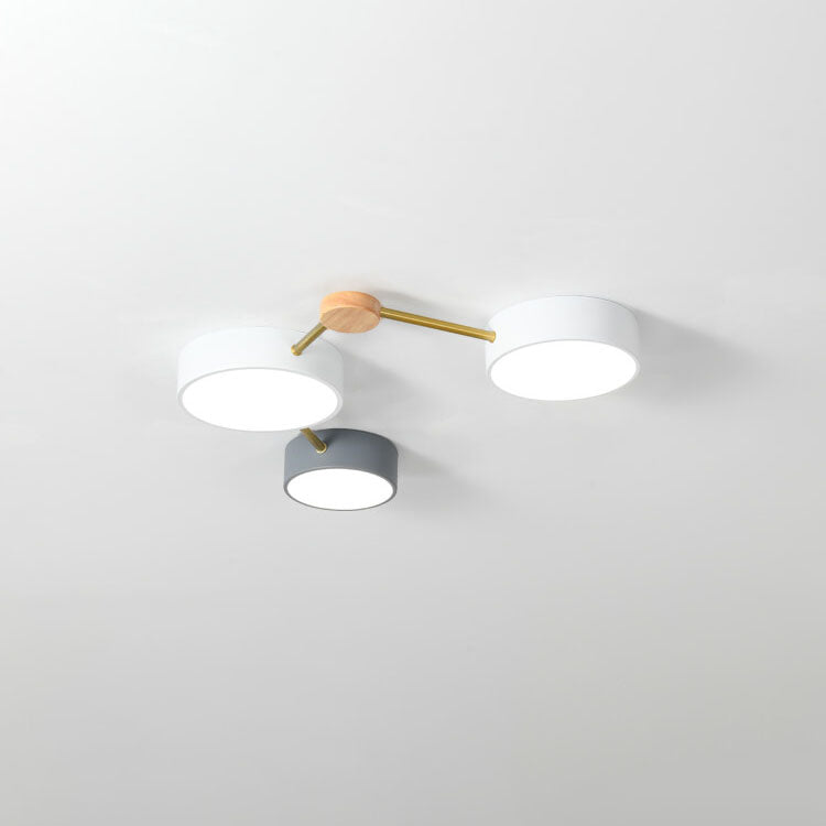 Scandinavian Minimalist Flush Mount Light