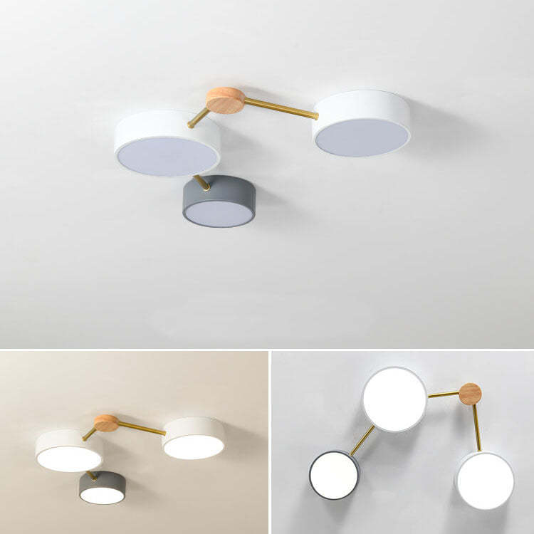 Scandinavian Minimalist Flush Mount Light