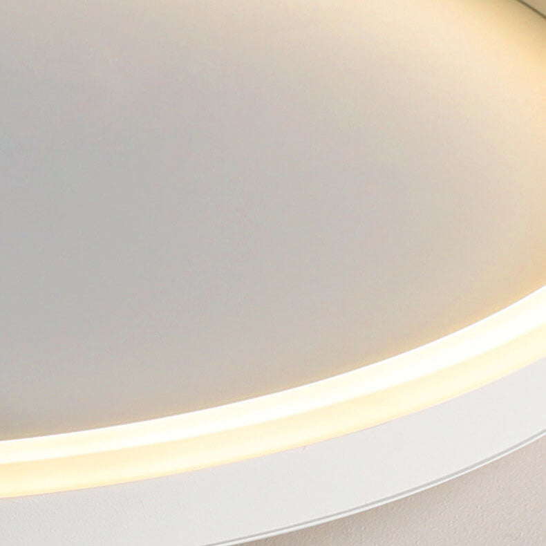 Nordic Circle Ring Iron Acrylic LED Flush Ceiling Light