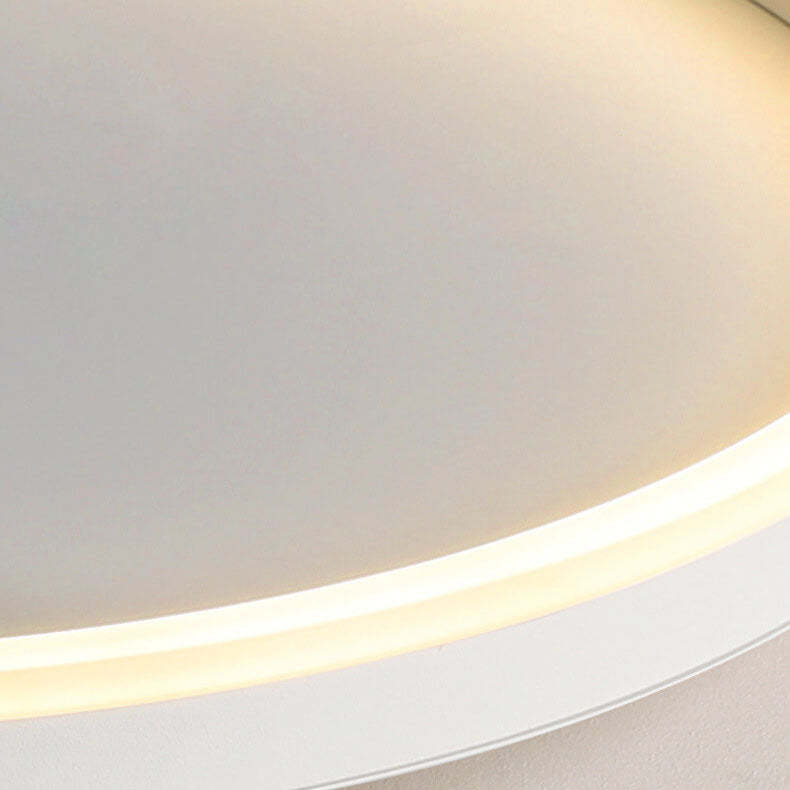 Nordic Circle Ring Iron Acrylic LED Flush Ceiling Light