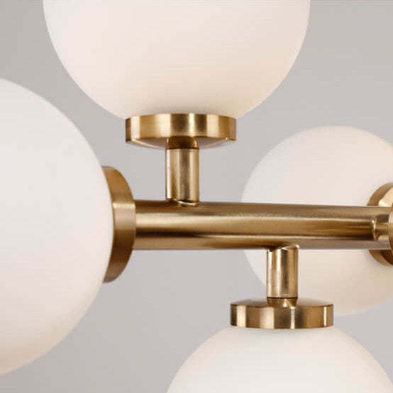 Nordic Magic Bean Glass Ball Island Chandelier