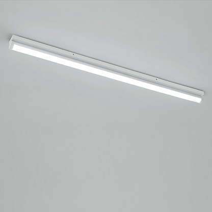 24'' 30'' Rectangular LED Modern Flush Mount Lighting White Black Ceiling Lights-Lighom