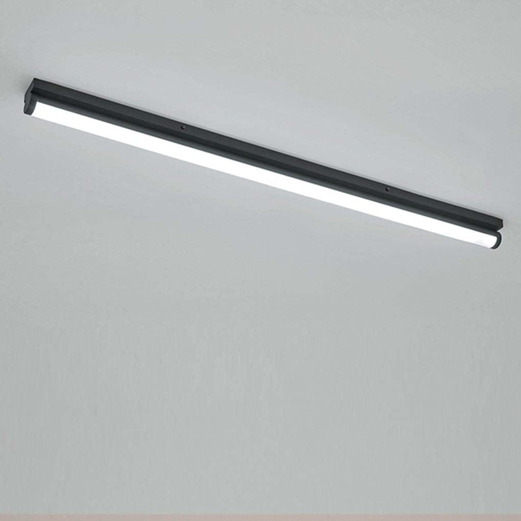 24'' 30'' Rectangular LED Modern Flush Mount Lighting White Black Ceiling Lights-Lighom