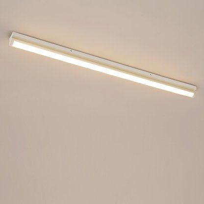 24'' 30'' Rectangular LED Modern Flush Mount Lighting White Black Ceiling Lights-Lighom