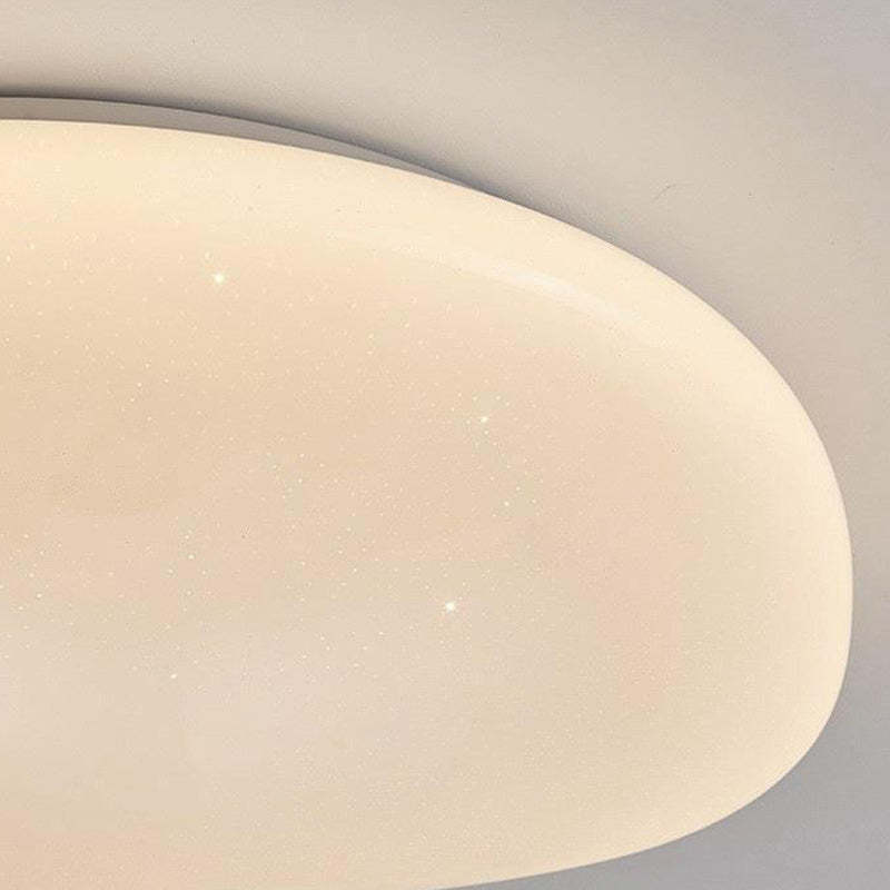 Minimalist Pebble Acrylic LED Flush Mount Light