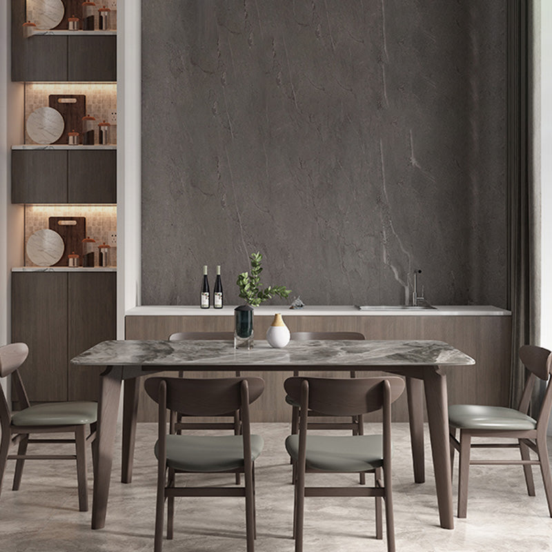 Nordic Ash Wood Slab Dining Table