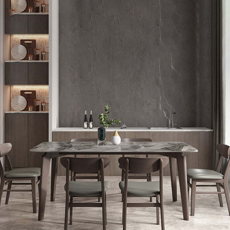 Nordic Ash Wood Slab Dining Table — 1 Table