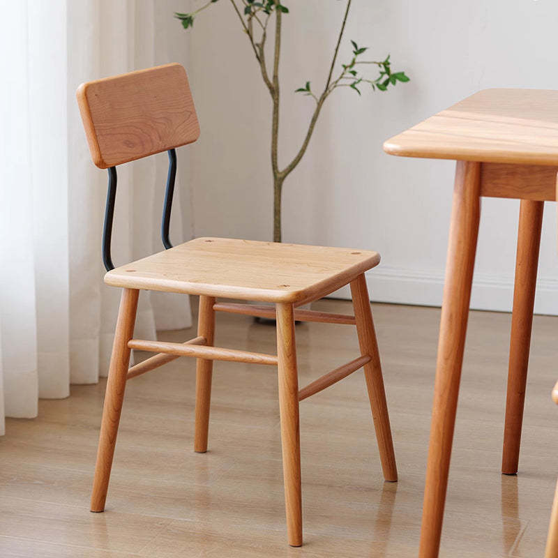 Vintage Cherry Wood Dining Chair