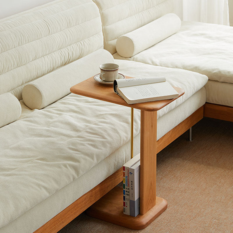 Minimalist Square Wood End Table
