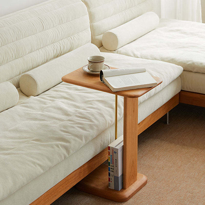 Minimalist Square Wood End Table