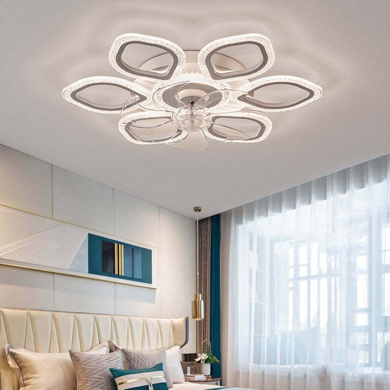 Scandinavian Minimalist Flower Flush Mount